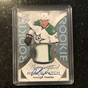 2015-16 UD Upper Deck The Cup  Radek Faksa  /249  Rookie  Patch  Auto RPA