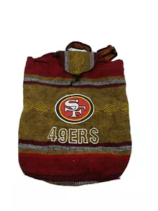 Mochila tejida de tela para fanáticos del equipo de fútbol americano de los 49ers de San Francisco equipo equipo equipo de fanáticos - Imagen 1 de 5