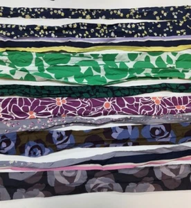 BODEN Women's Floral Pattern Textile Stretchy Multicolor Sash Belts 11 pcs NWOT - Picture 1 of 1