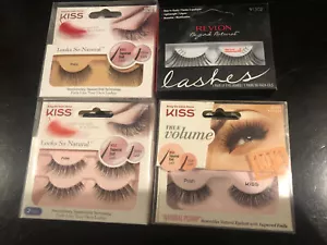 4 boxes of lashes (3)kiss looks so natural,(1) Revlon beyond natural - Picture 1 of 9