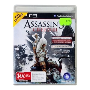 Assassin's Creed 3 - PlayStation 3 PS3 2012 Game PAL | Free Postage AU - Picture 1 of 6