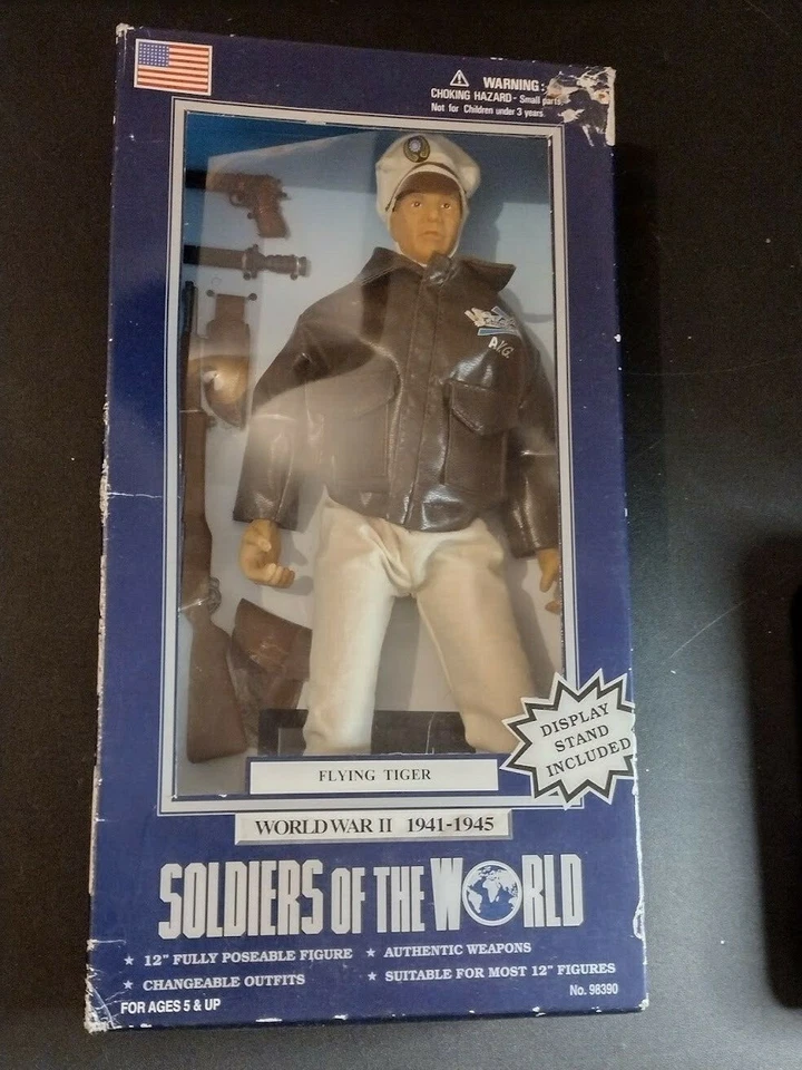 Soldados de la Segunda Guerra Mundial 1941-1945 Flying Tiger Pilot (1998) Formativo 12-I Foto 1 de 1