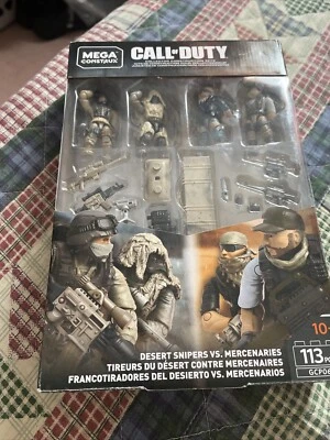 Mega Construx Call Of Duty DESERT SNIPERS VS. MERCENARIES 113 PCS. GCP06 NIP Toy - Image 1 of 3