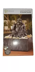 Order Home Collection LUCKY BUDDHA Water FOUNTAIN w/Faux Rocks Battery Operation - Picture 1 of 5