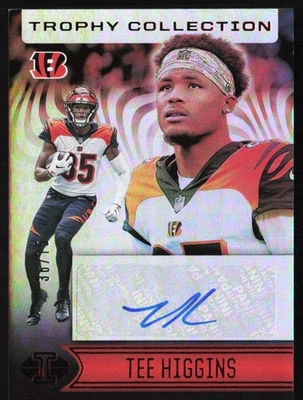 2021 Panini Illusions Trophy Collection Red 36/75 Tee Higgins Auto #41 GS1 - Image 1 of 2
