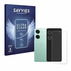 6x Folie für OnePlus Nord 3 5G (Display+Kamera) Schutzfolie Displayschutz  - Zdjęcie 1 z 11