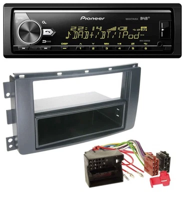 Pioneer Bluetooth USB DAB MP3 Autoradio für Smart ForTwo 451 ForFour 454 Quadloc - Bild 1 von 4