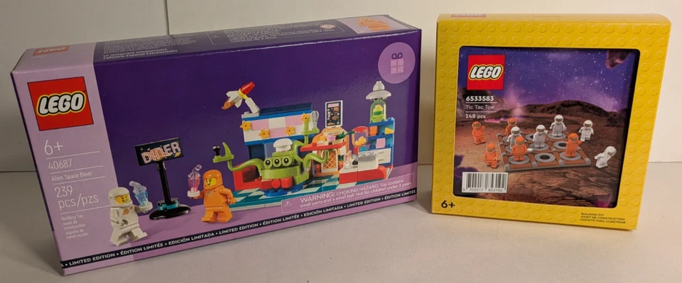 LEGO 40687 Alien Classic Space Diner Limited Promotional Release. Box