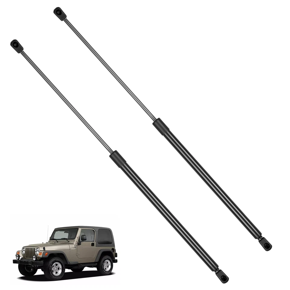 For 1987-1995 Jeep Wrangler 2x Rear Window Glass Lift Supports Shock Struts 4761 Foto 1 de 4