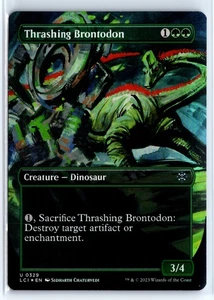 FOIL Thrashing Brontodon 329 Lost Caverns of Ixalan – MTG Magic the Gatheri - Picture 1 of 5