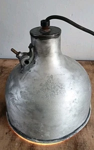 Vintage Deckenleuchte Upcycling Aluminium  - Bild 1 von 13