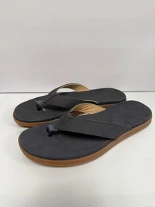 Peter Millar Crown Hyperlight Slide Nubuk Flip Flop Sandale grau Herren US 10 NEU - Bild 1 von 8