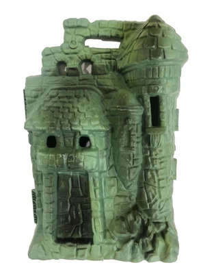 Mattel 1981 vintage ~ MOTU CASTLE GRAYSKULL SHELL TRASERO SOLO MITAD ~ ¡En buen estado! Foto 1 de 4