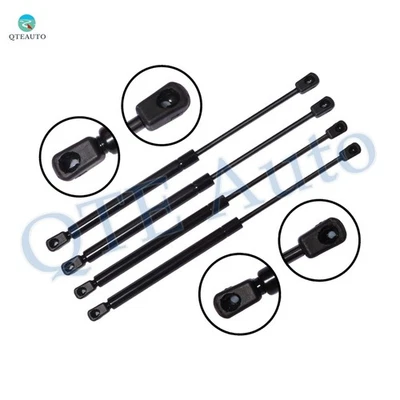 Juego de 4 soportes de elevación de tapa de maletero delantero-trasero para Audi A8 Quattro 2004-2010 Foto 1 de 4