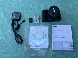 Nikon Coolpix P510 Digital Camera Charger Battery Cable 8GB SD Card 42x Clean! - Picture 1 of 12