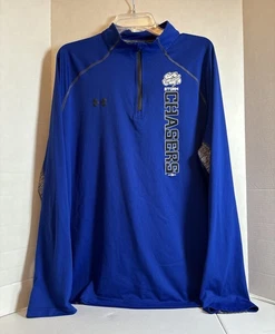 UNDER ARMOUR Storm Heat, Loose Gear  Mens  ¼ Zip Pullover Top XXL Blue  B22 - Picture 1 of 7