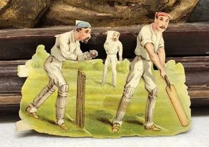 Chatarra de cricket troquelada victoriana - L8 - Imagen 1 de 3