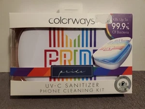 PRIDE UV-C Sanitizer PHONE CLEANING KIT Trevor Project Rainbow Kills 99.9% NEW - Picture 1 of 3
