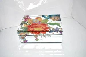 MacKenzie Childs Flower Market Reflections Jewelry Box #45108- - Picture 1 of 7