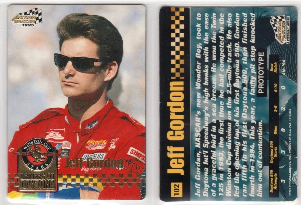 Racing Promo - Jeff Gordon Action Packed 1995 #102 Prototype - Image 1 of 1