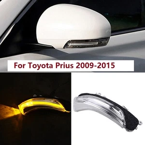 For Toyota Prius 2009-2015 LED Clear Mirror Indicator Light Driver Side Right - Picture 1 of 11
