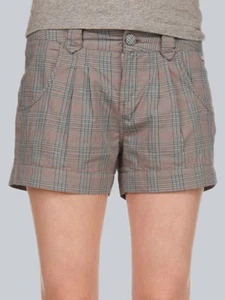 Ragwear Short "High A", grau-blau kariert, Gr: W26 - W28 - Bild 1 von 3