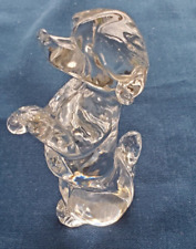 VINTAGE F M RONNEBY Sweden Dog Puppy Figurine SIGNED SWEDISH ART GLASS