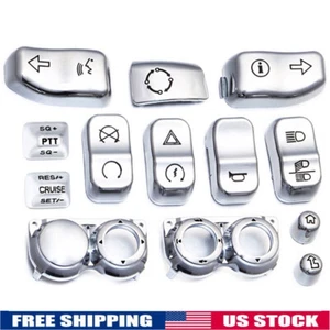 13x Hand Control Switch Housing Button Cover Cap For Harley Electra Glide 14-up - Picture 1 of 12