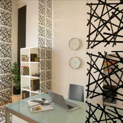 4 Pcs Elegant Koziol Stixx Room Divider Ornament Home Decor See Through - Image 1 of 4