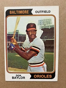 1974 Topps Baseball Card Don Baylor #187 - Picture 1 of 2