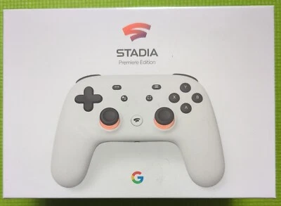 Google Stadia Premiere Edition White Controller + Chromecast Ultra - Image 1 of 4