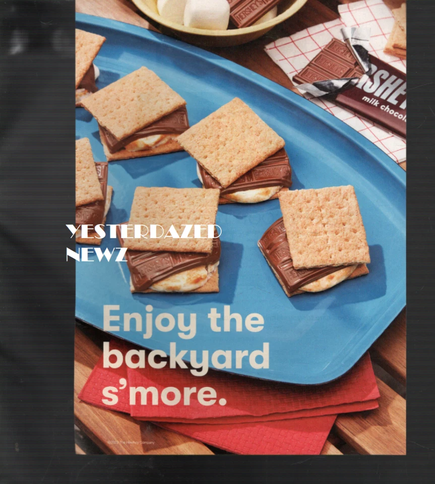 2022 Print Ad for Hersheys "Enjoy the backyard s'more." - Image 1 of 1
