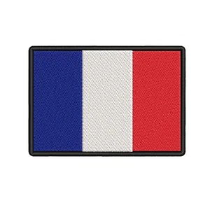 France Nation Flag Emblem Embroidered Applique Country Sew/Iron on Patch - Picture 1 of 12