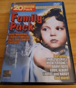 20 Film Familienpaket 4 DVDs Shirley Temple Danny Kaye Laurel & Hardy Rooney - Bild 1 von 3