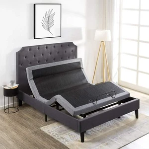 Base de cama de masaje ajustable inalámbrica remota puerto USB doble XL, Queen, Split King - Imagen 1 de 8