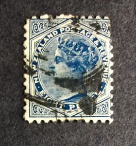 BroadviewStamps GB New Zealand #66 Used F. Perfs 10 x 11 Wmk. 62 CV$55 - Picture 1 of 2