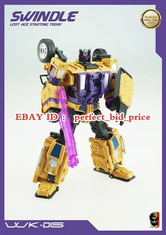 New Swindle WUKONG WK-06 Combaticons Bruticus Member Actions Figures Toys No Box Cover