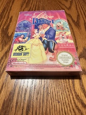 Beauty And The Beast/Die Schone Und Das Biest NES CIB - Image 1 of 4