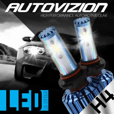 AUTOVIZION LED Headlight Conversion kit H4 9003 6000K 2004-2011 Chevrolet Aveo - Image 1 of 4