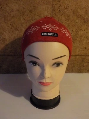 Bonnet CRAFT rouge en L/XL (tour de tête= 57 à 59 cm)  - Photo 1/2