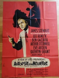 ANATOMY OF A MURDER stewart preminger affiche cinema originale 160x120 cm - Picture 1 of 1