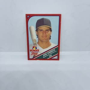 1990 Wonder Bread Stars - Food Issue #14 Jose Canseco