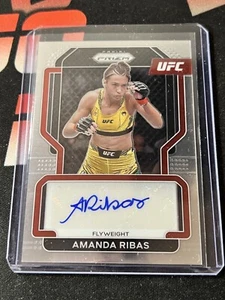 2022 Panini Prizm UFC AMANDA RIBAS Signatures Auto Autograph #SG-ARB - Picture 1 of 2