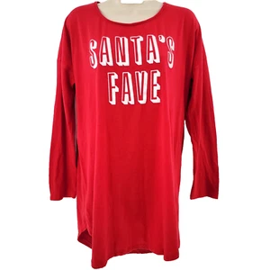 Victoria's Secret Kleid Small rot "Santa's Fave" Langarm Schlafshirt - Bild 1 von 4