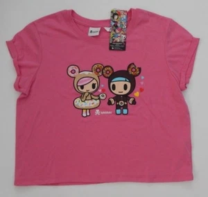 NEW ~ TOKIDOKI ~ WOMENS GIRLS CROPPED TEE Size S ~ LICENCED TSHIRT - Picture 1 of 1