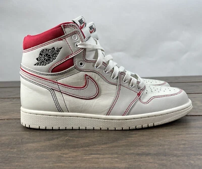 Jordan 1 Zapatos Para Hombres 10.5 Retro Alto OG Phantom Gimnasio Rojo Tenis 555088-160 Foto 1 de 4
