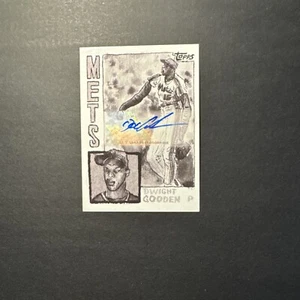 Dwight Gooden 2024 Topps Spotlight By Andy Friedman Auto Gray Scale Filter /49 - Picture 1 of 2