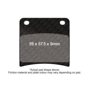 EBC M/cycle Brake Pads DMX Black Front Left for Suzuki GV 1400 Cavalcade 1986-88 - Picture 1 of 1