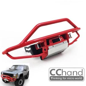 CChand 1/10 Metal HERMIT CRABS Front Bumper Red for RC Crawler SCX10 XJ 90046/7 - Picture 1 of 3