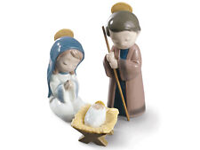 NAO BY LLADRO 3-PIECE NATIVITY SET #327 BRAND NEW IN BOX HOLY FAMILY SAVE$$ F/SH